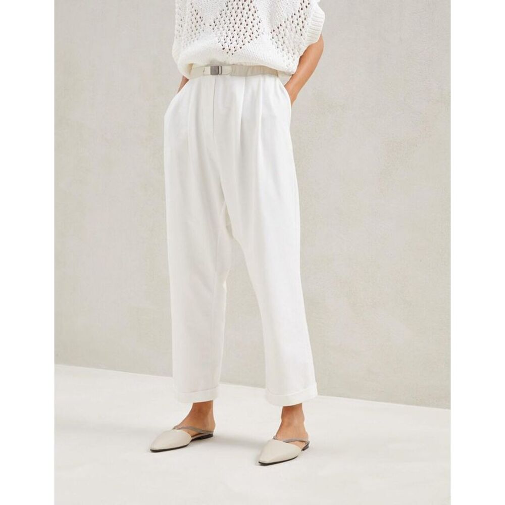 Brunello Cucinelli Cropped Track Pants